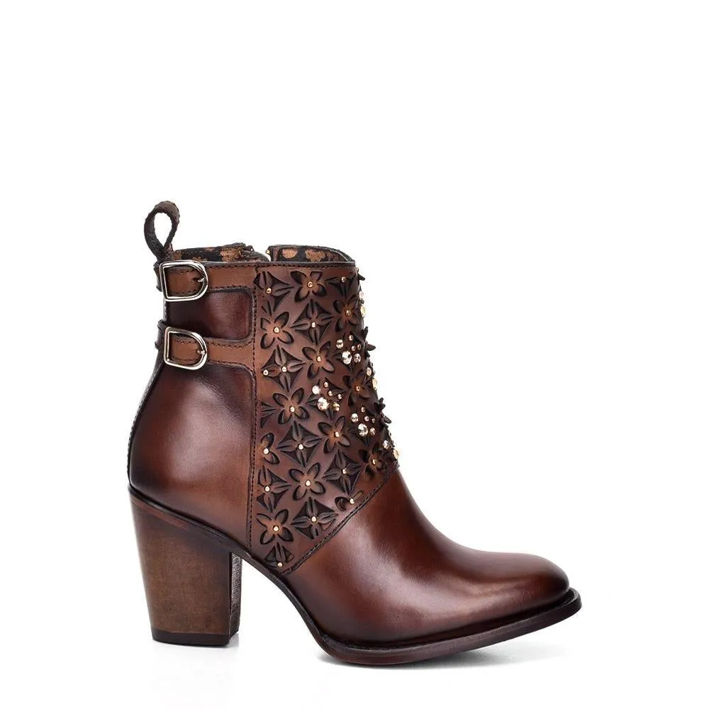 3W02RS - Cuadra mocha Paris Texas western leather ankle boots for women