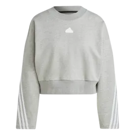 Adidas Future Icons 3-Stripes Sweatshirt - Womens - Grey