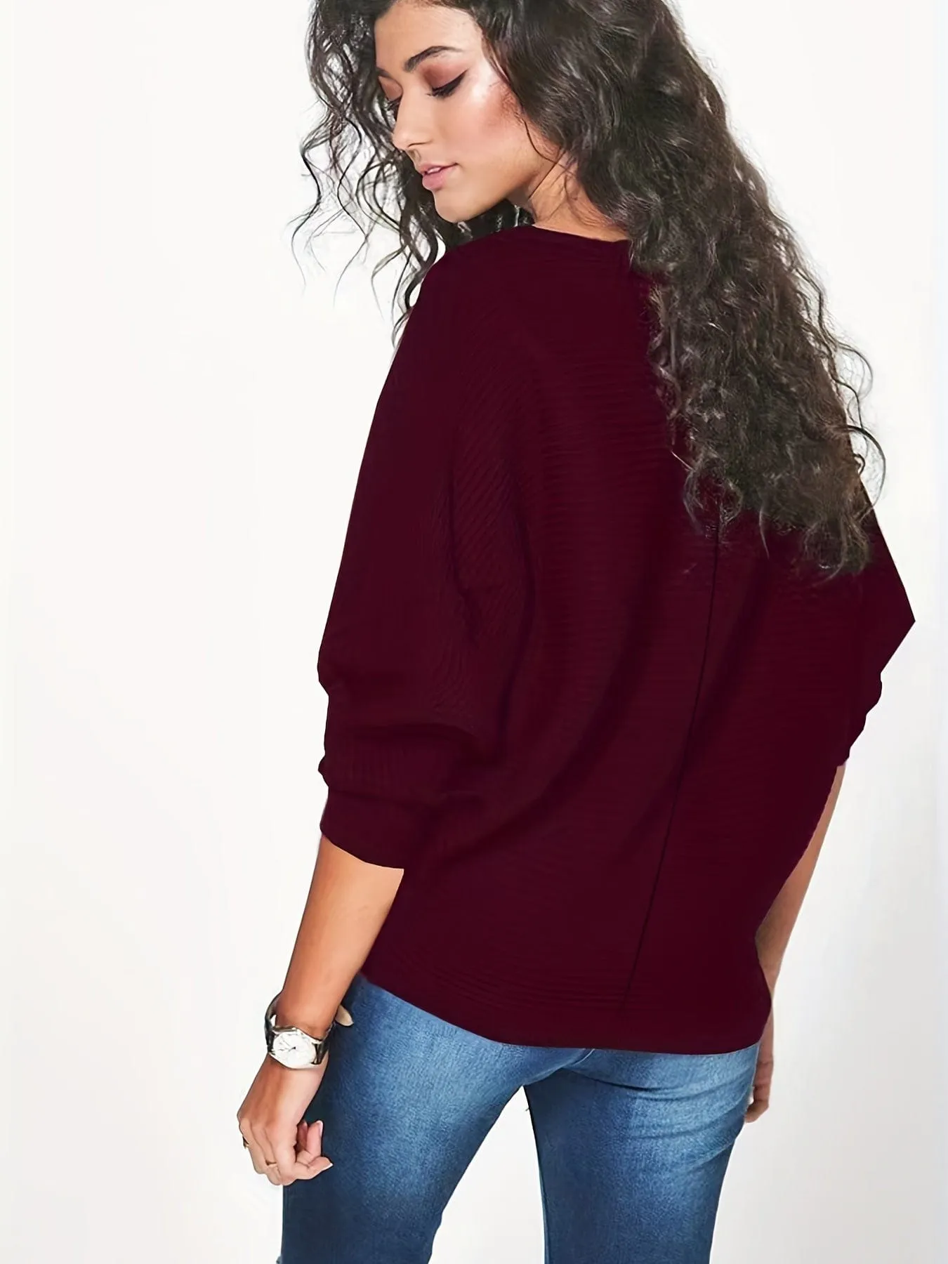 Basic Ribbed Mock Neck Sweater