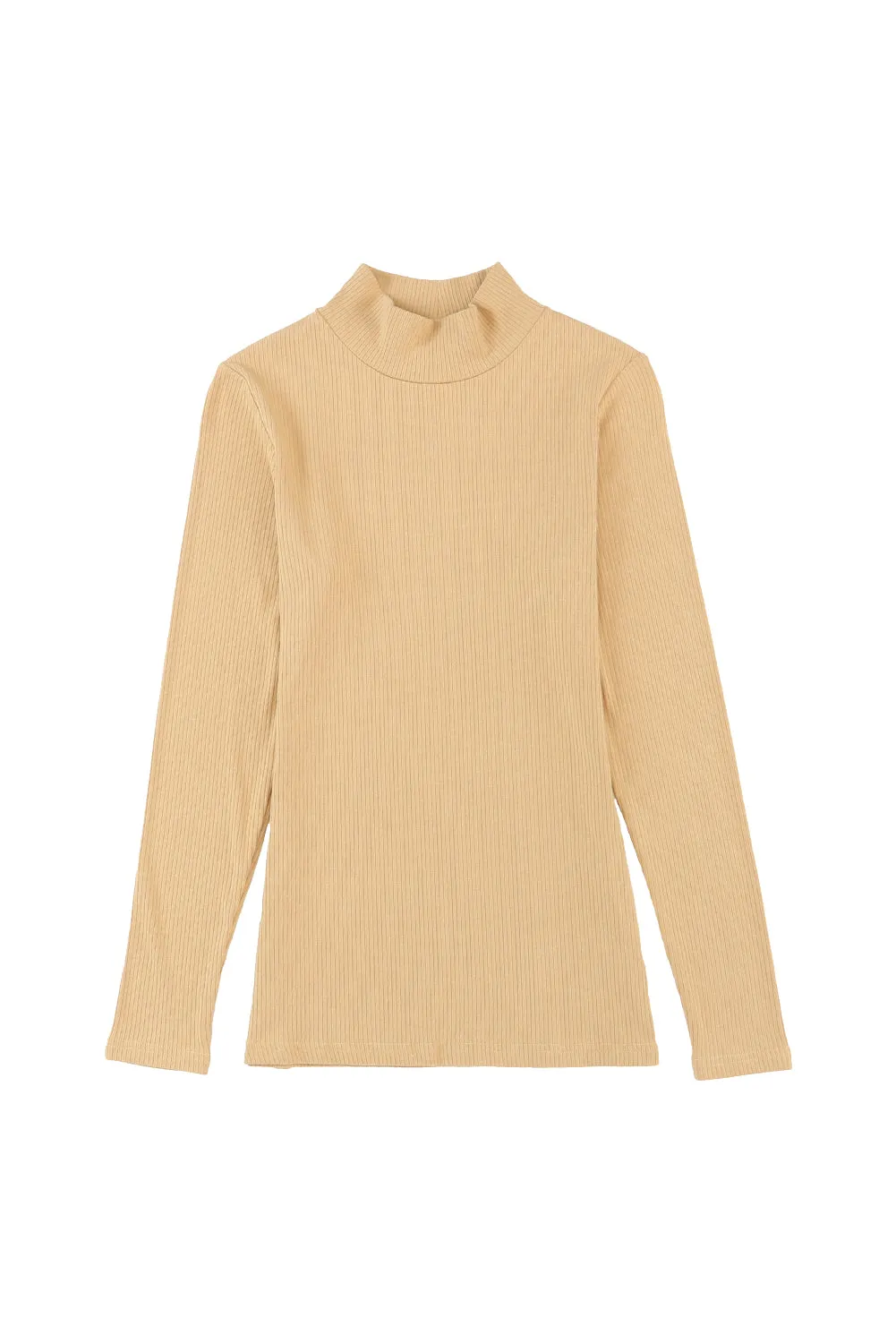 Basic Ribbed Mock Neck Sweater