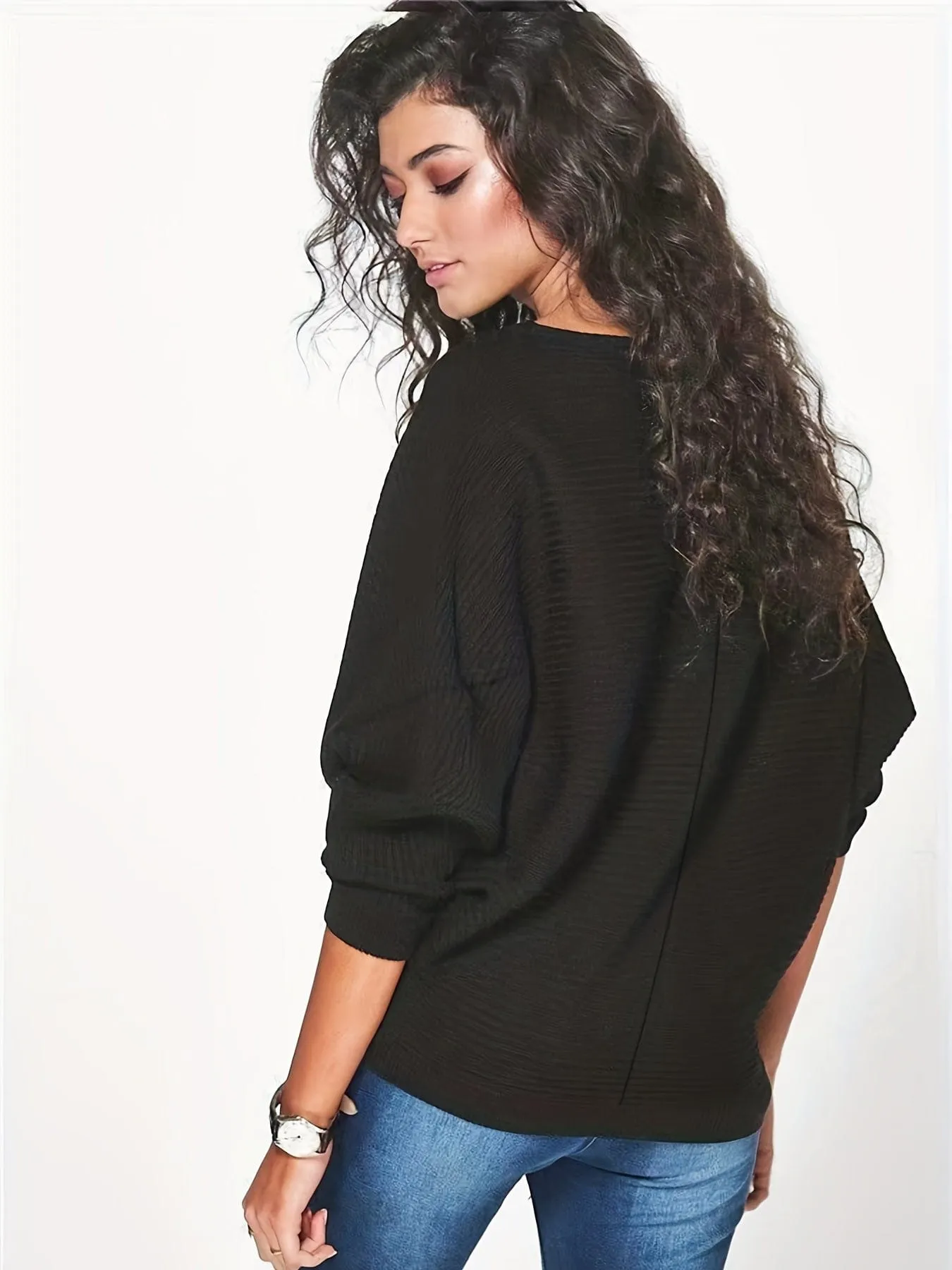 Basic Ribbed Mock Neck Sweater