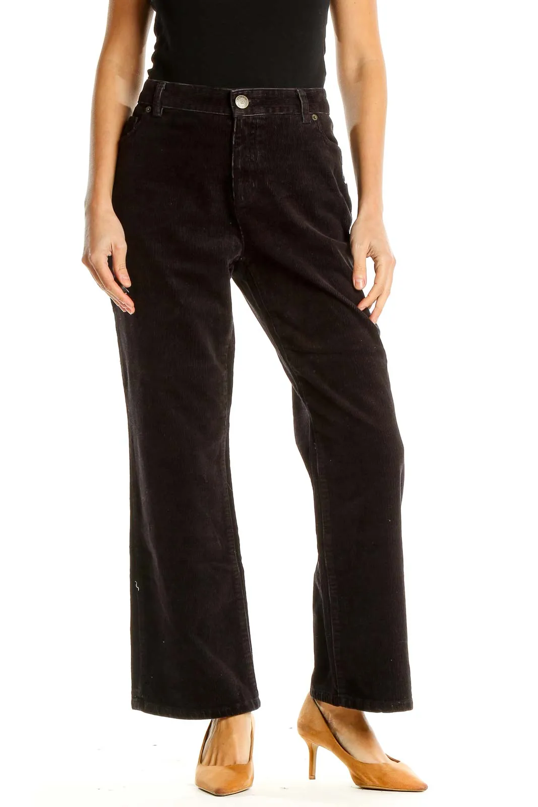 Black Corduroy Jeans