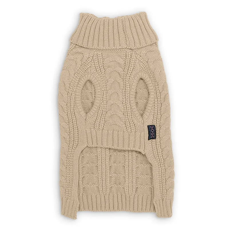 Cable Turtleneck Sweater