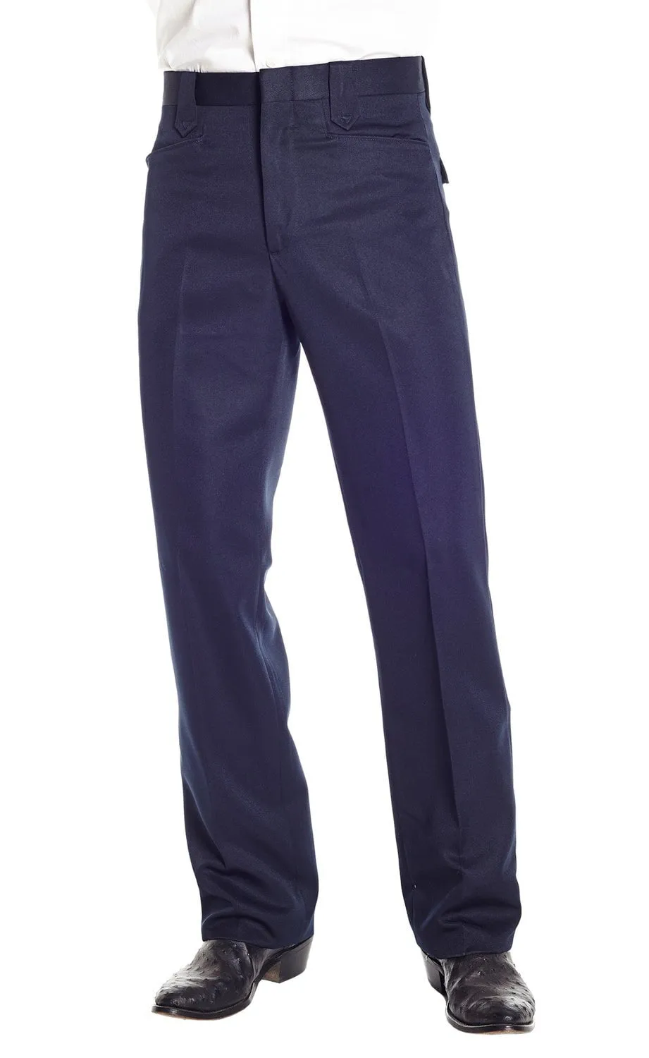 Circle S Mens Navy Polyester Ranch Dress Pants 40