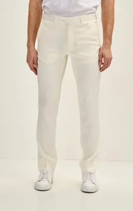 Classic Tuxedo Pants - Off White