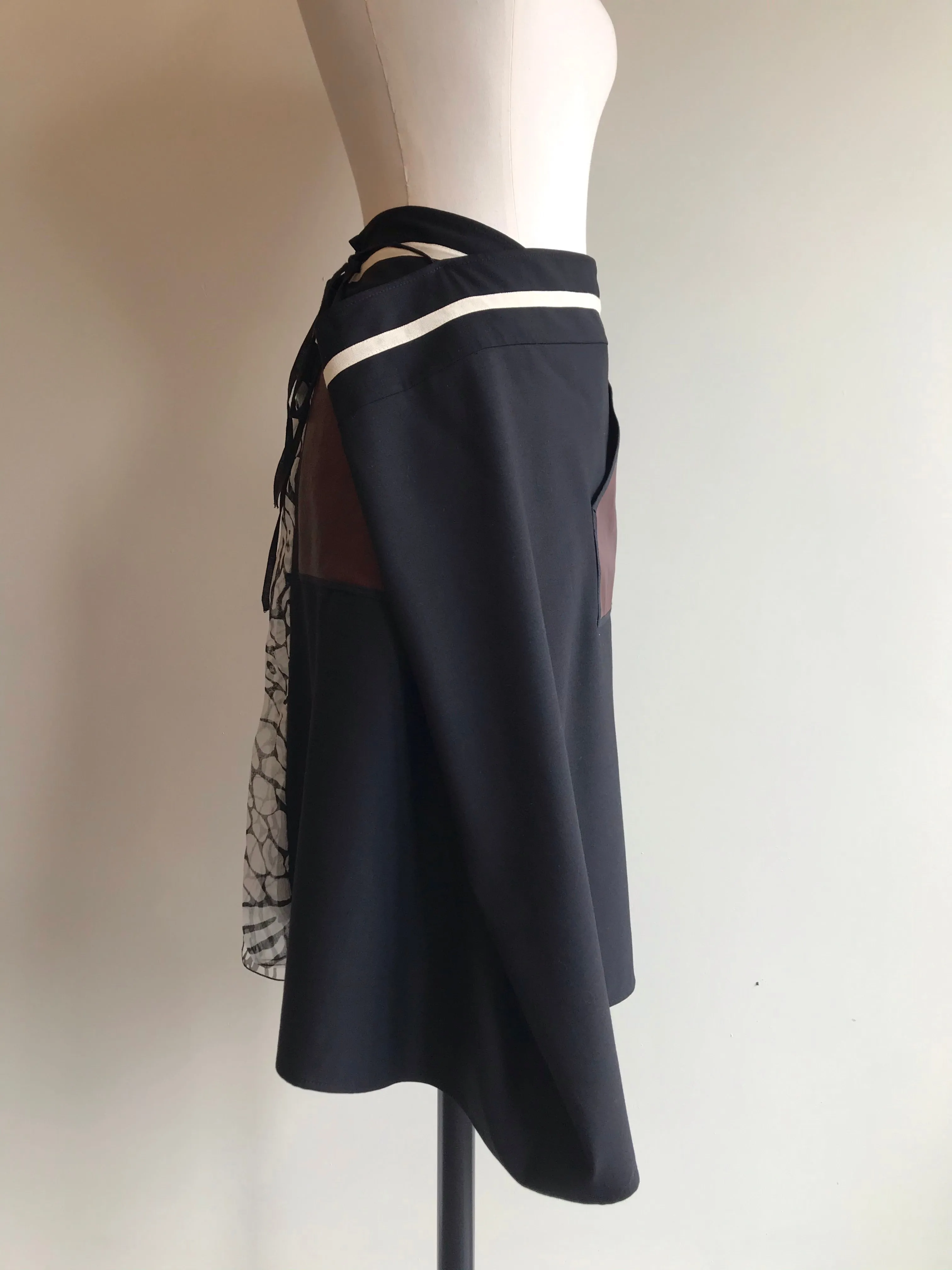 Cotton Wrap Skirt