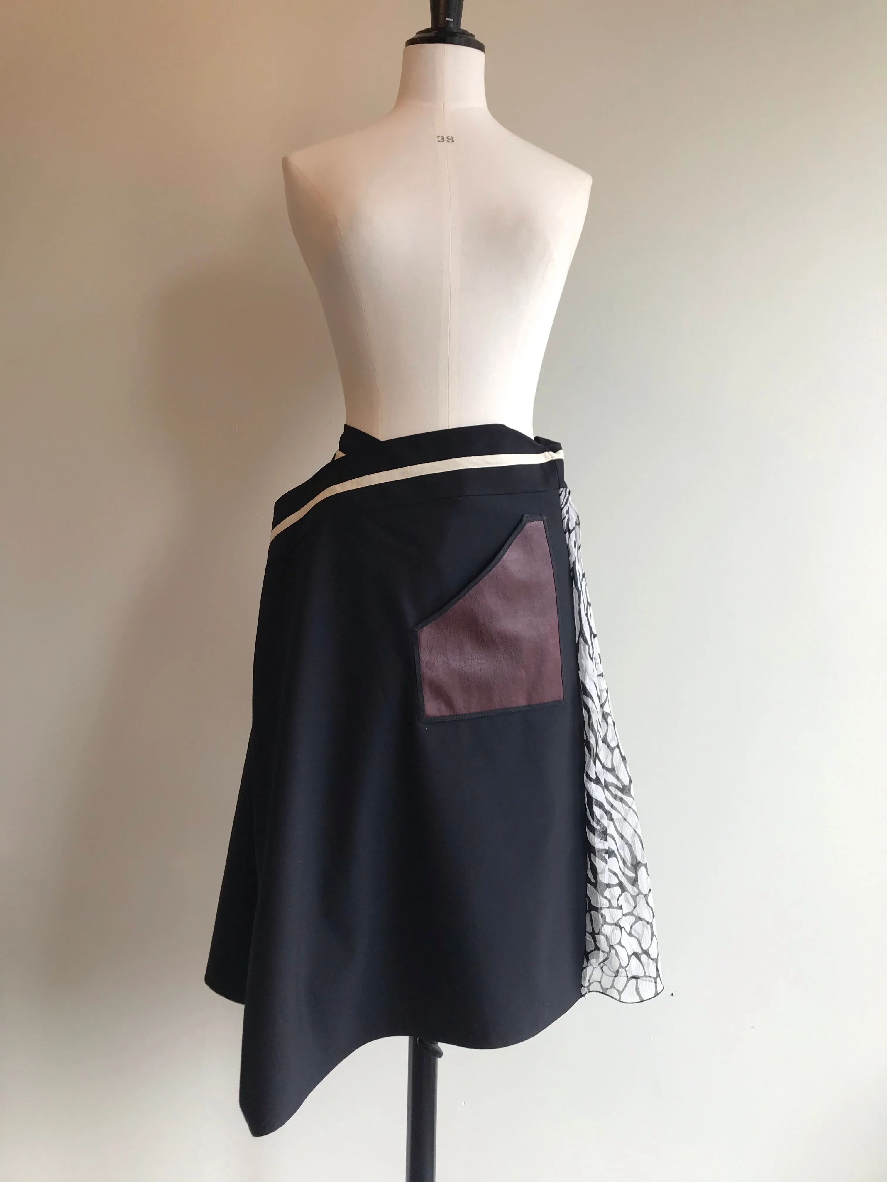 Cotton Wrap Skirt