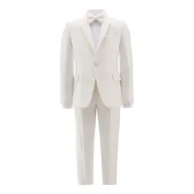 Cream 5 pc Shawl Lapel Suit