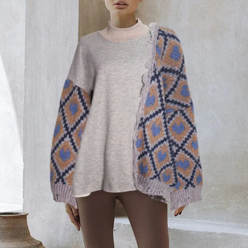 Emberlyn Geometric Pullover Sweater