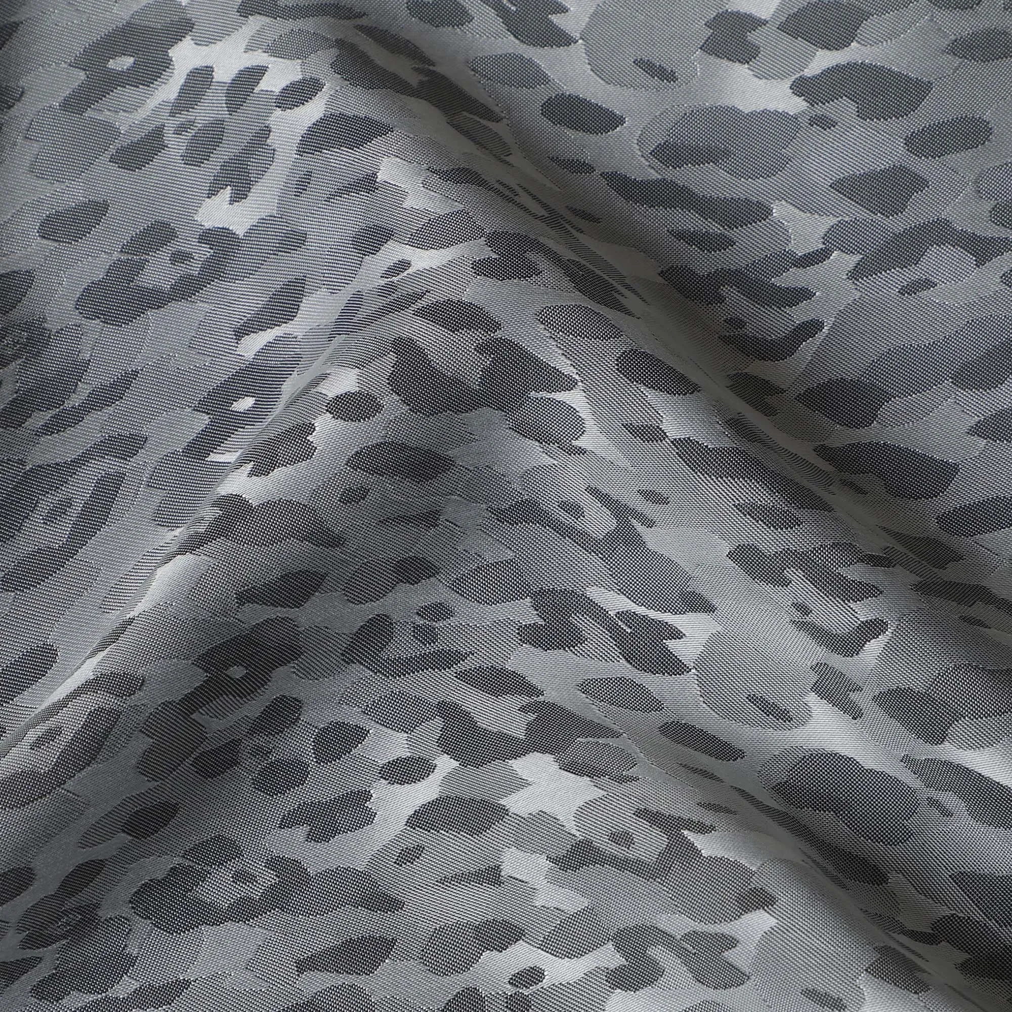 Grey Textured Cupro Bemberg Fabric, 150 cm Wide, Made in Japan-D21002