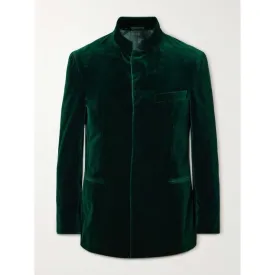 Henry Cavill Green Velvet Blazer