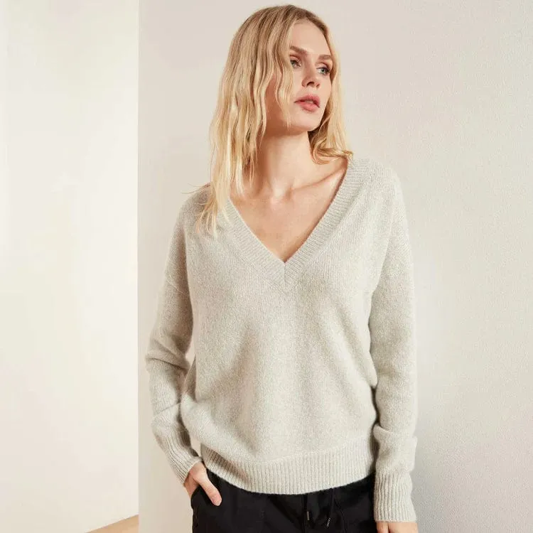 James Perse Relaxed Cashmere sweater V Neck