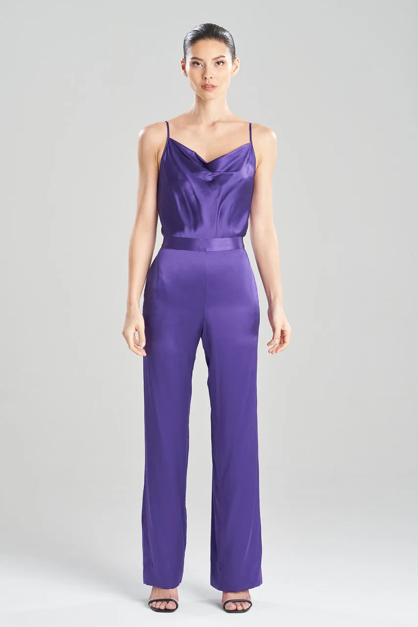 Key Essentials Silk Wide Leg Pants