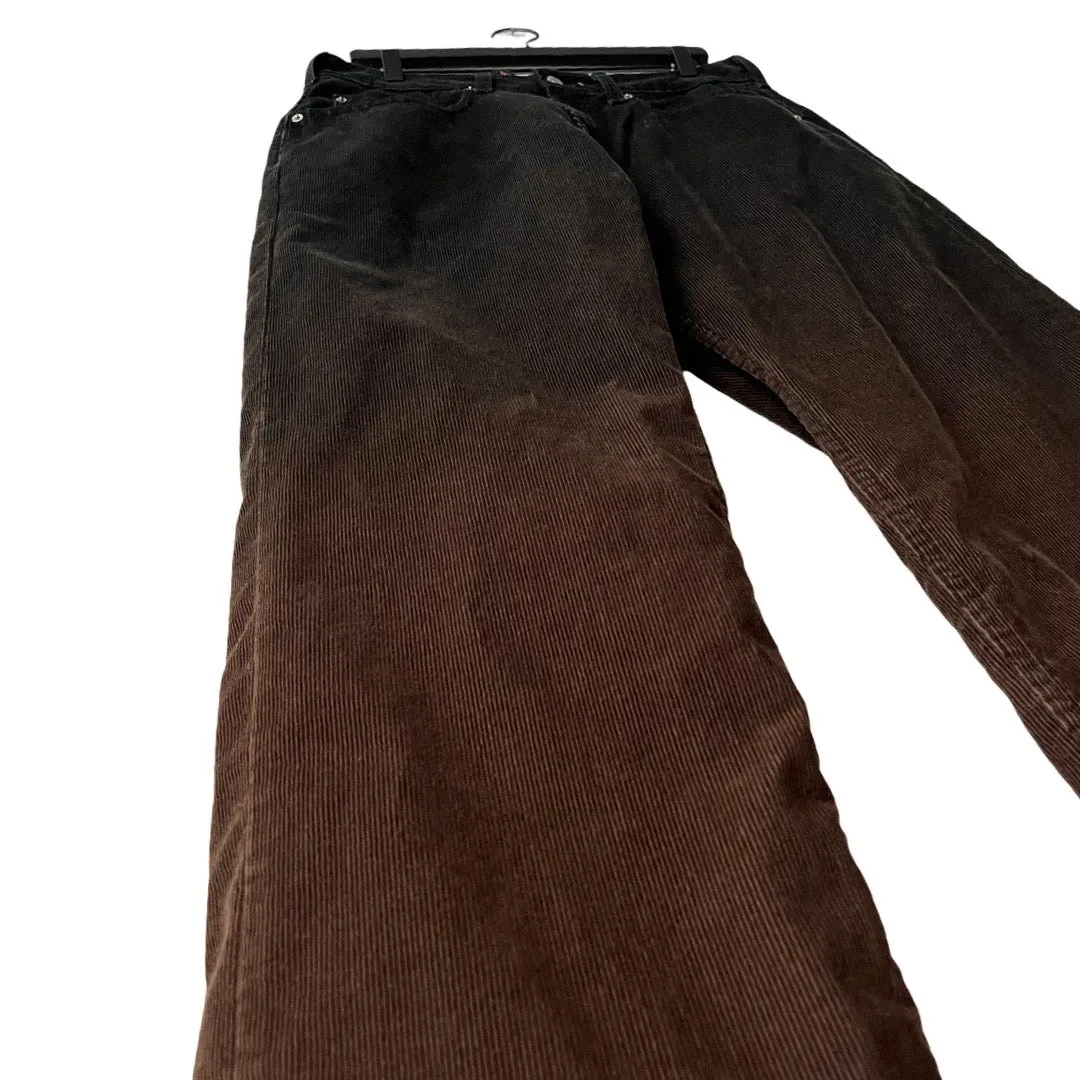 Levi's 569 Loose Straight Corduroy Pants in Burnt / 32" x 30