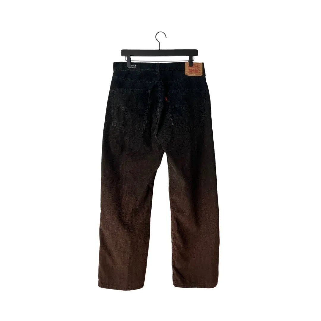 Levi's 569 Loose Straight Corduroy Pants in Burnt / 32" x 30