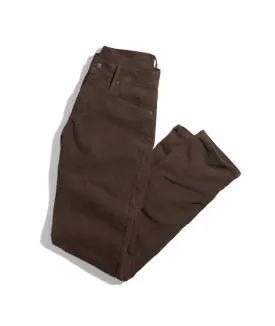 Marine Layer Slim Straight Cambridge Corduroy Pant - French Roast