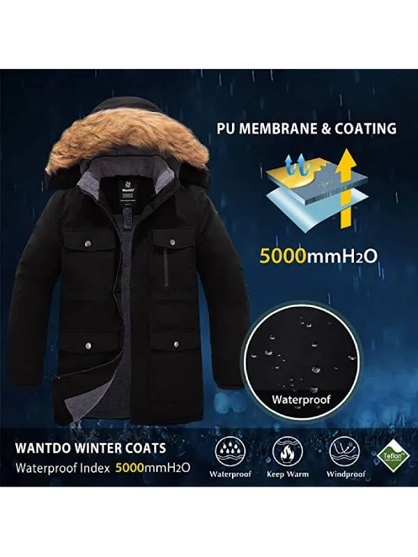 Men's Warm Winter Coat Parka Thicken Insulated Puffer Jacket Acadia 2