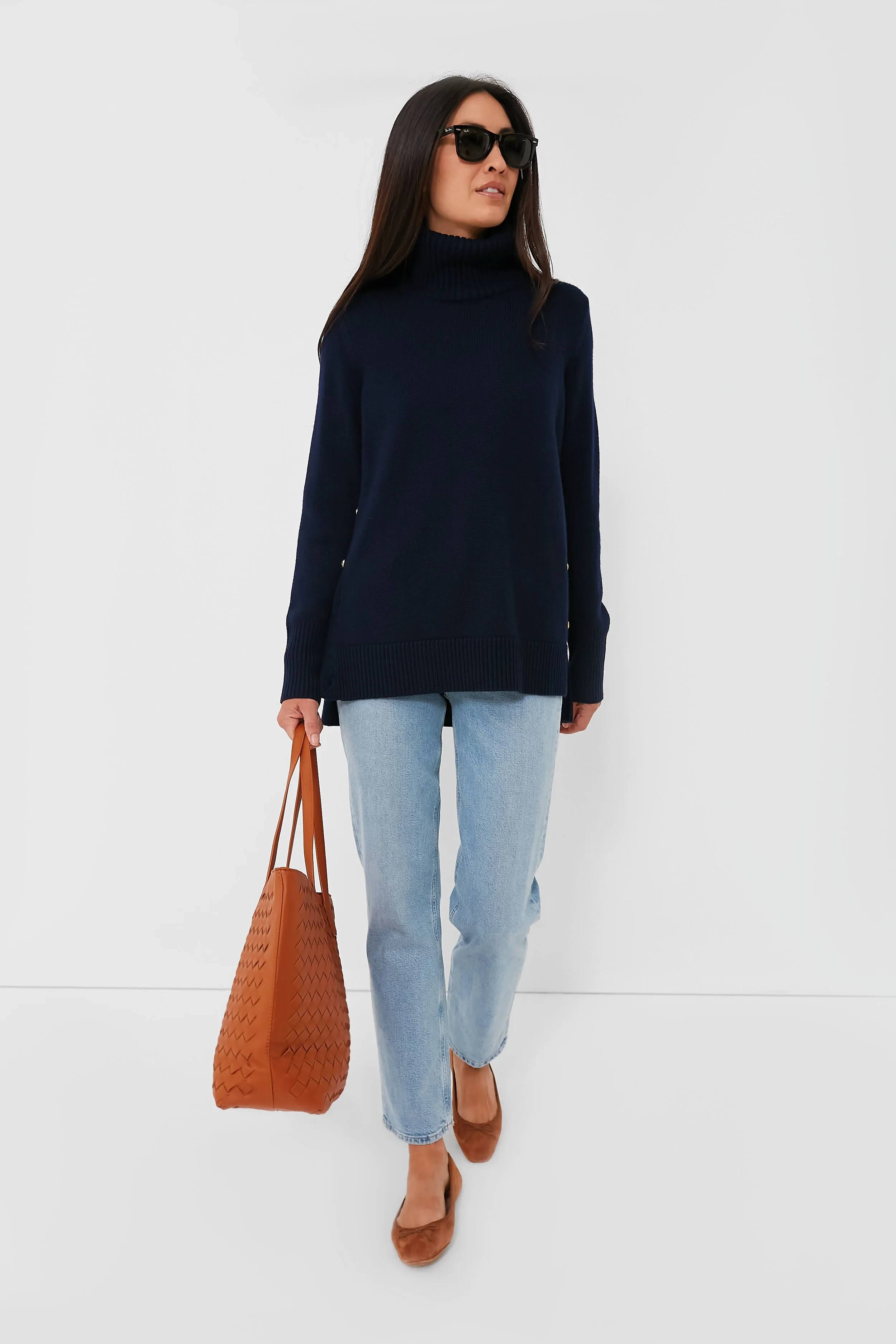 Navy Sophia Sweater