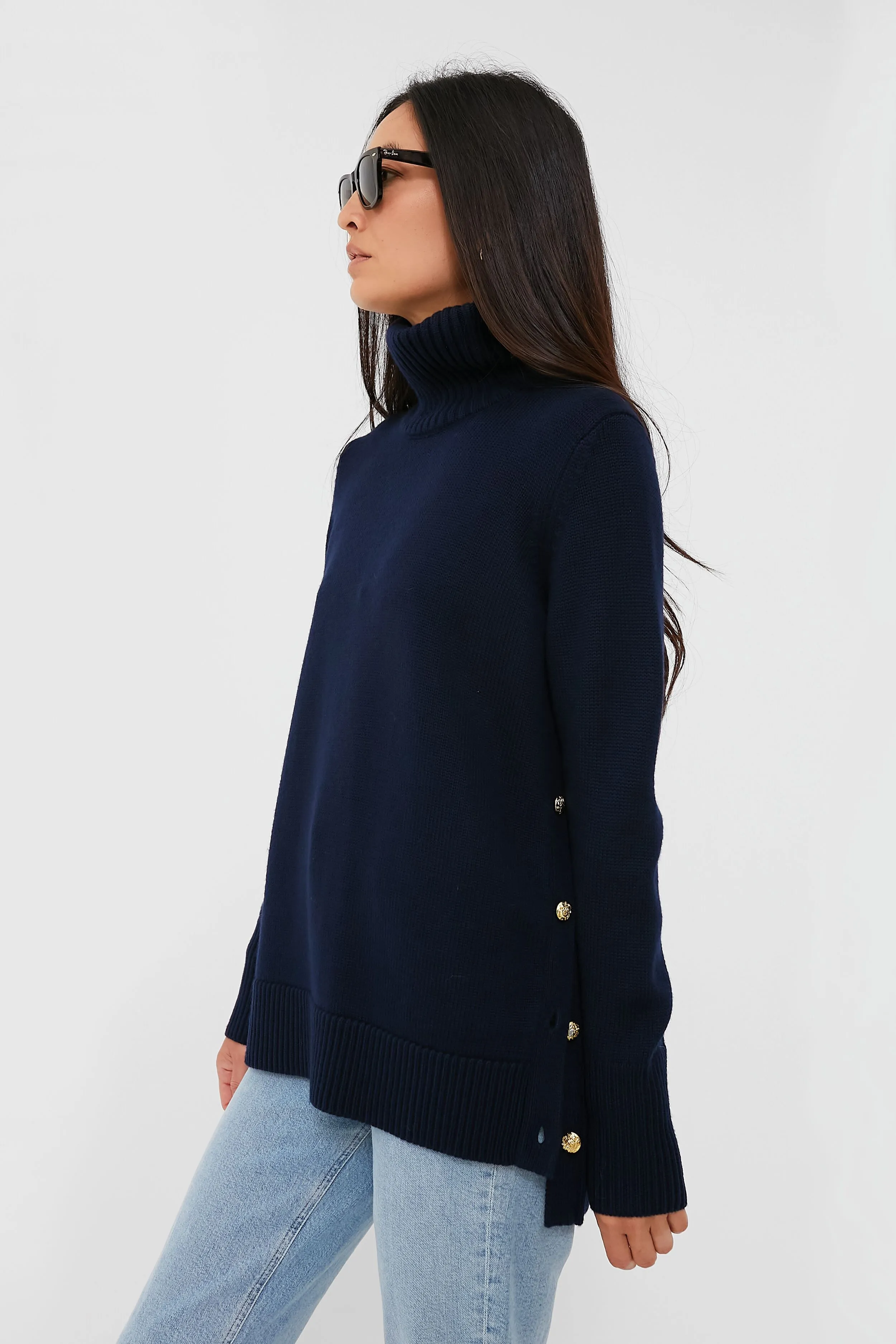 Navy Sophia Sweater