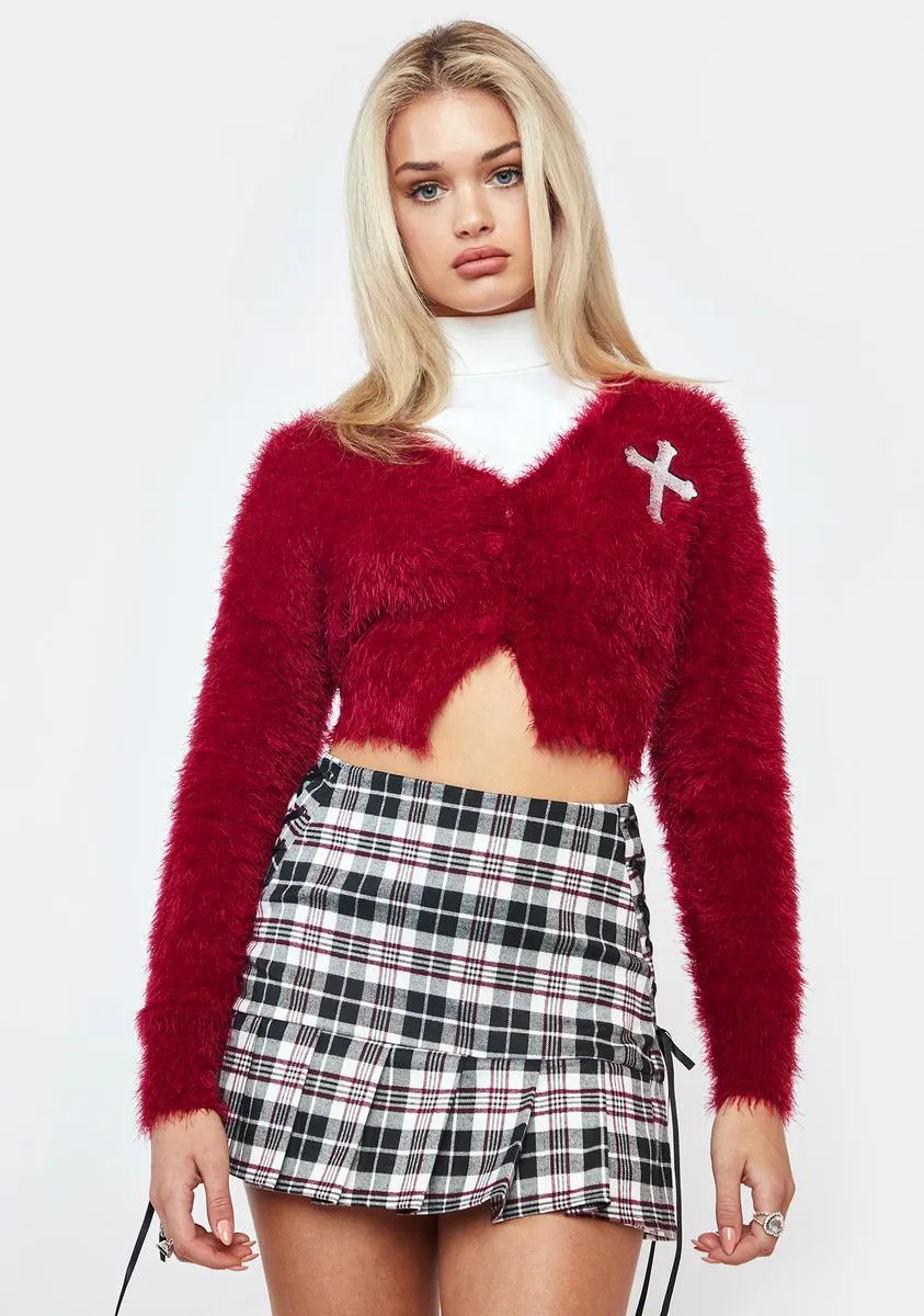 Peer Tutor Plaid Mini Skirt