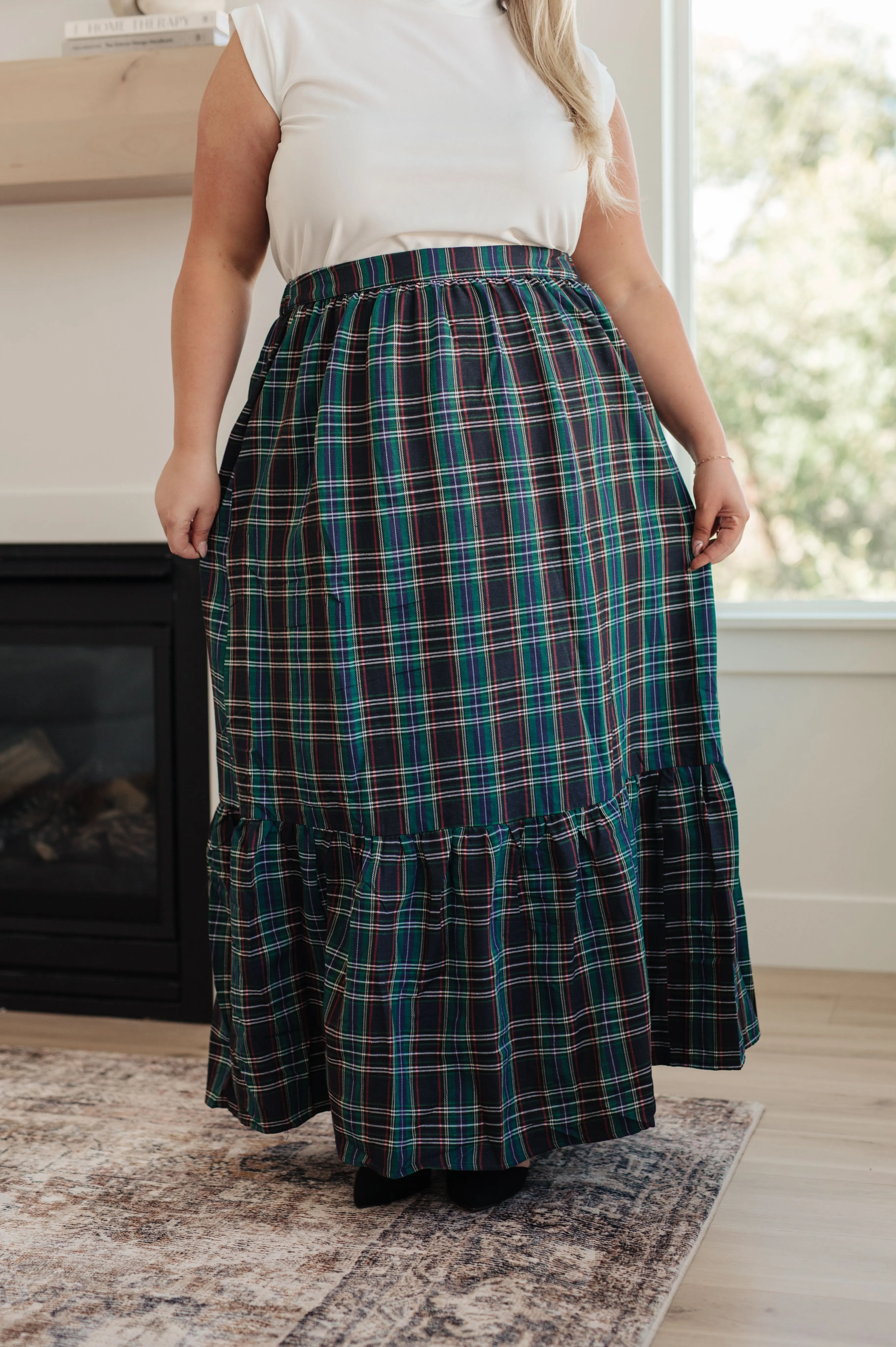 Plaid Perfection Maxi Skirt