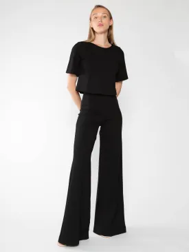 Ponte Knit Wide Leg pant