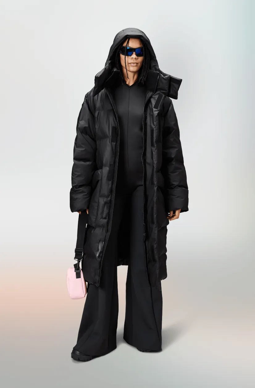 RAINS HARBIN Long Puffer Jacket W3T4