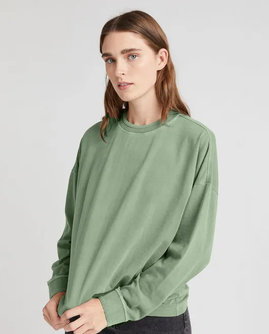 Relaxed Long-Sleeve Pullover by Richer Poorer