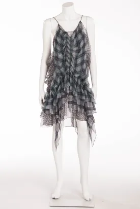 Roberto Cavalli - Printed Chiffon Spaghetti Strap Dress - IT 42