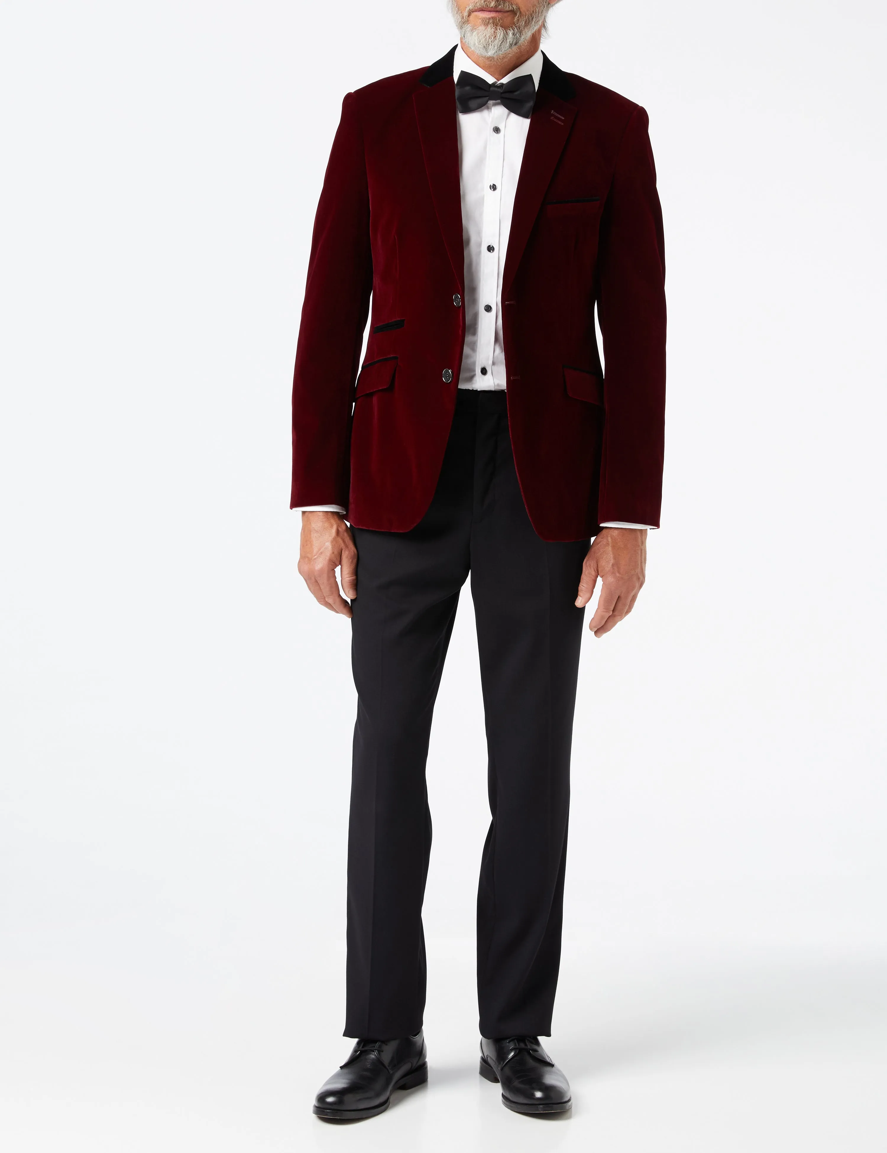 SAM - Burgundy Velvet Blazer