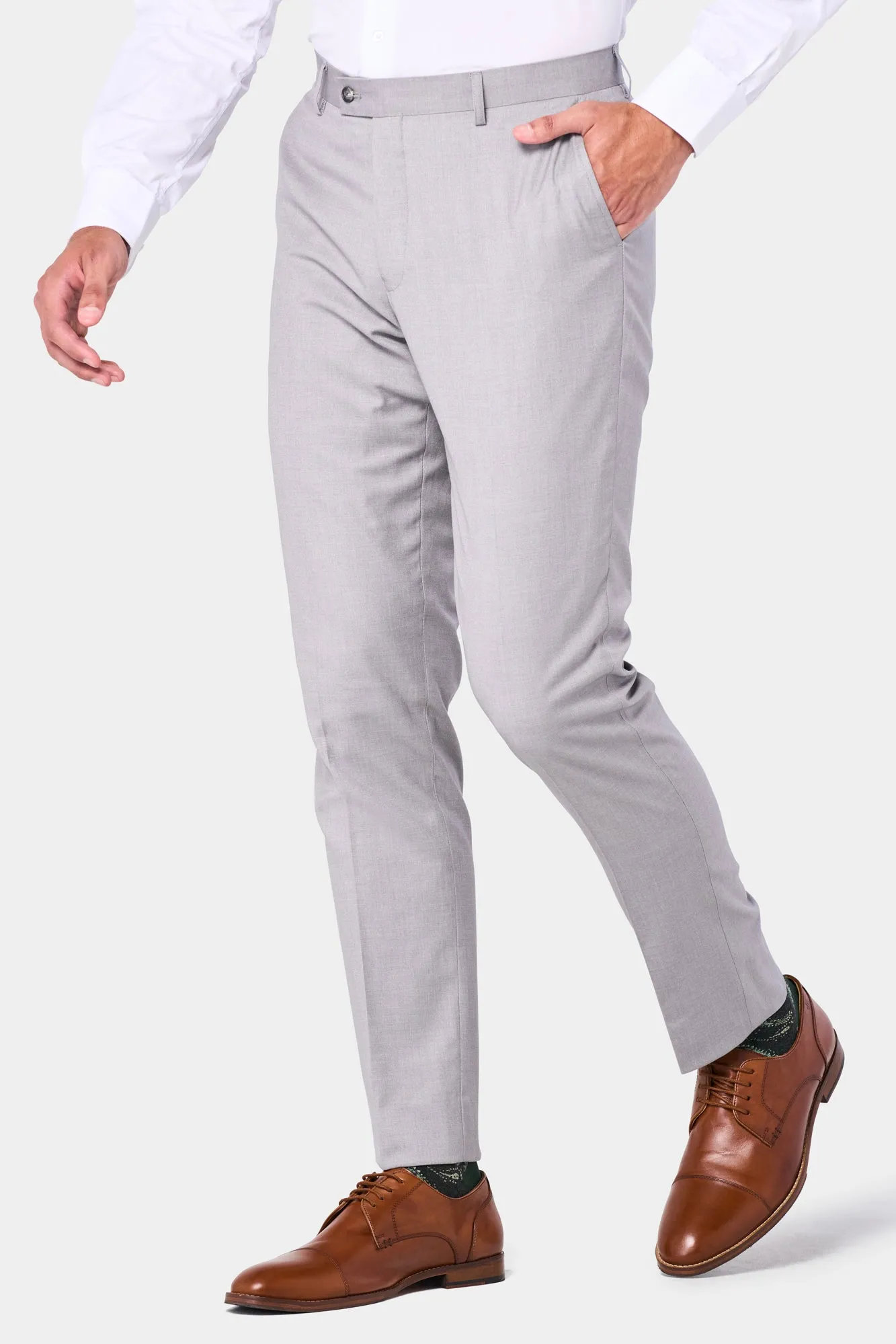 Silver Gray Pants