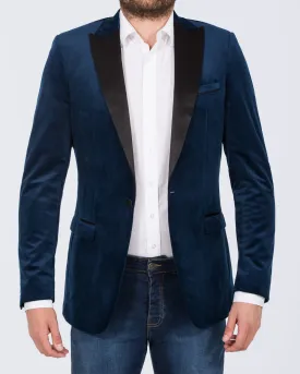 Skopes Jive Tall Velvet Blazer (royale blue)