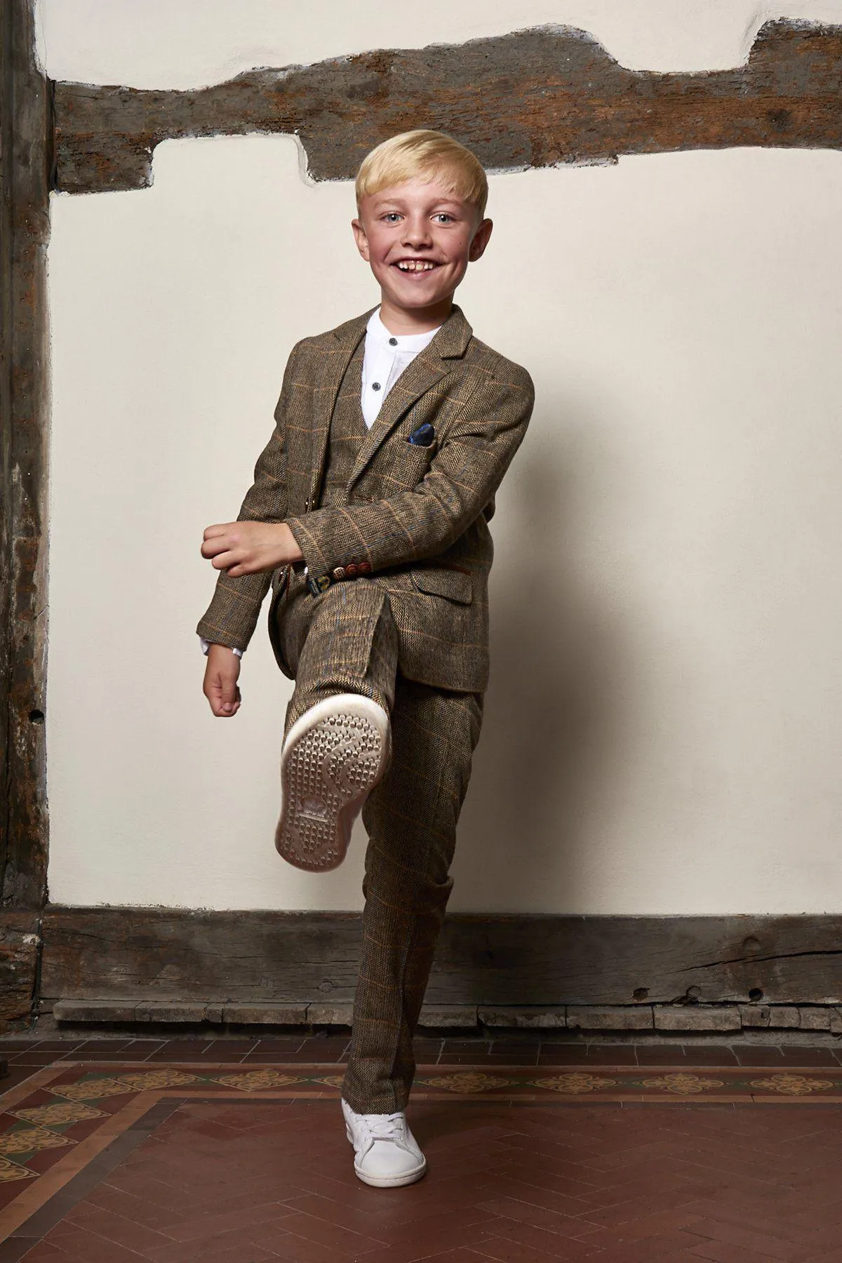 Ted Tan Boys Tweed Wedding Suit | Wedding Suit | Father & Son Suit | Kids Suit