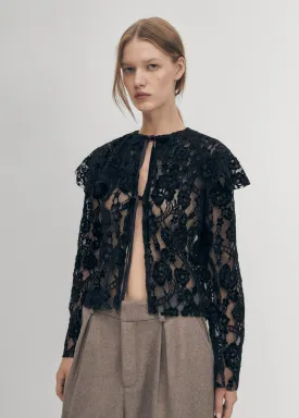 Tolpa Lace Black Blouse