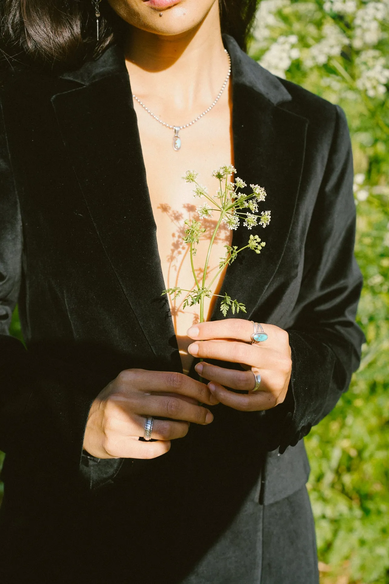 Velvet Blazer || Black