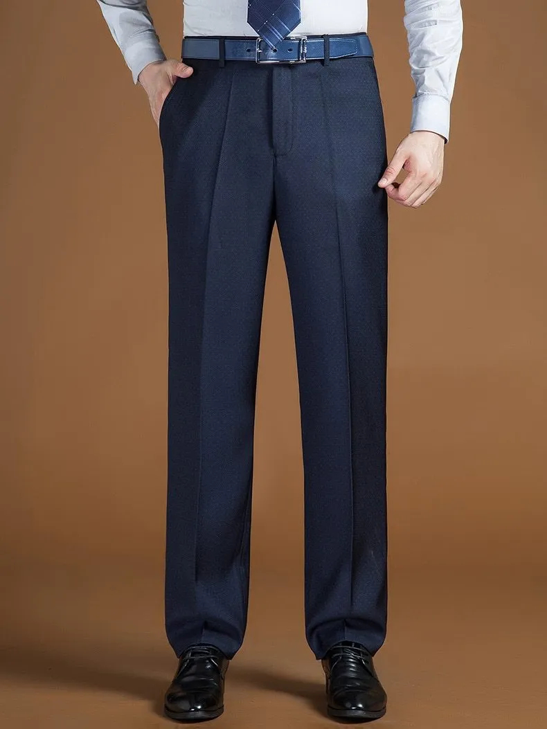 West Louis™ Classic Regular Fit Office Formal Long Trousers