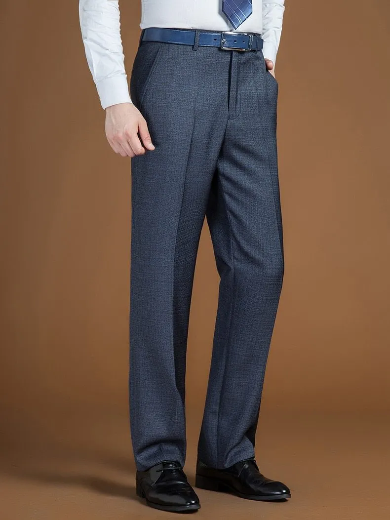 West Louis™ Classic Regular Fit Office Formal Long Trousers