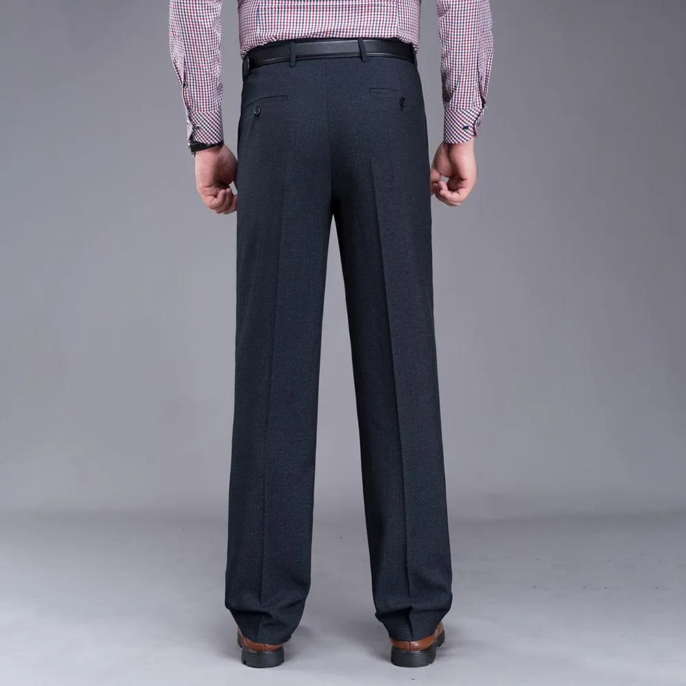 West Louis™ Classic Regular Fit Office Formal Long Trousers