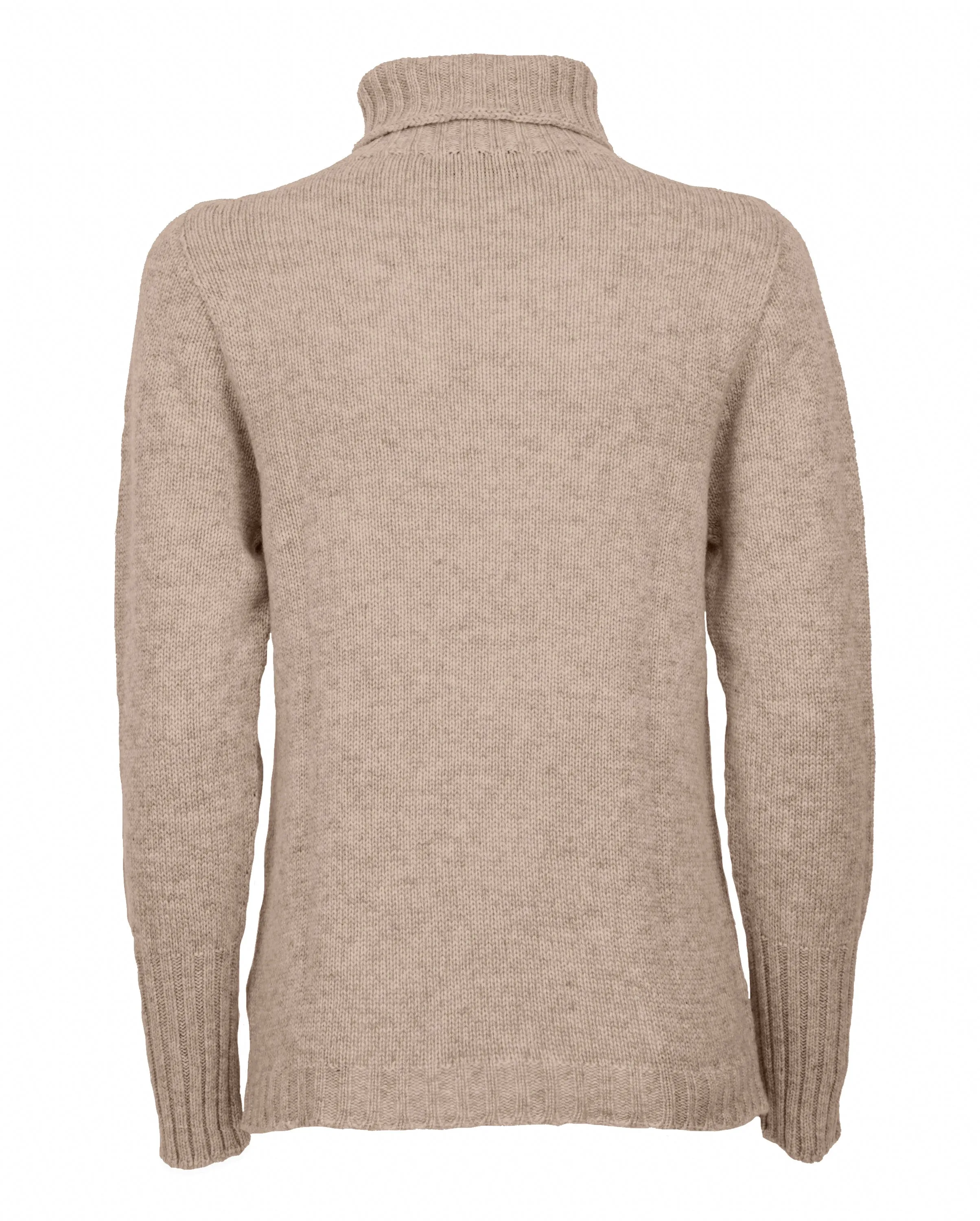 Women's Classic Cashmere Turtleneck Sweater Taupe