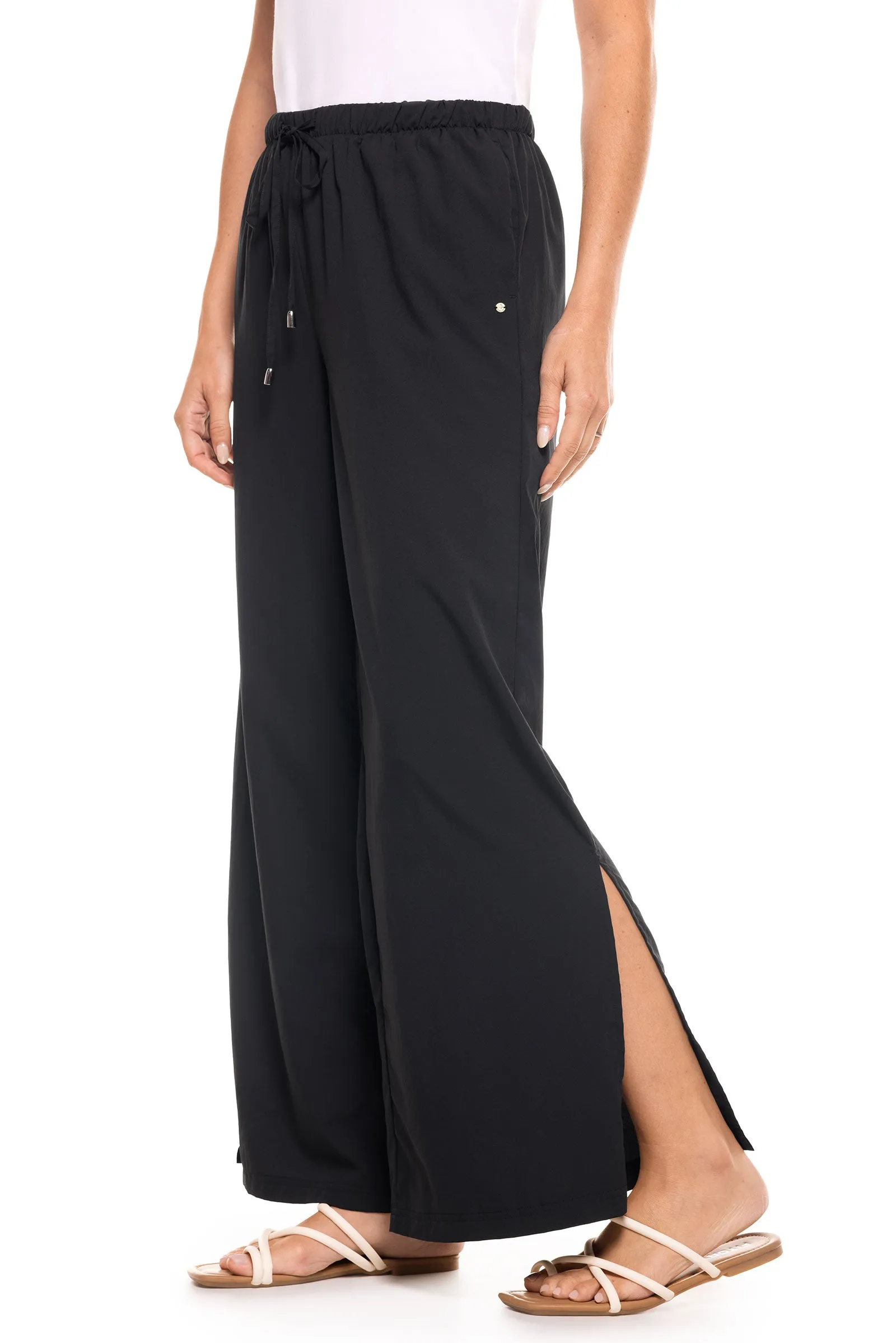 Women's Petra Wide Leg Pants | Black